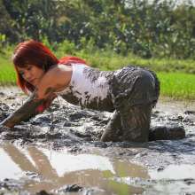 dlodoski: Anne's Rice Paddy Mud Solo--Photos