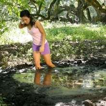 dlodoski: Jorie, Girl Next Door Exploring Peat--Photos