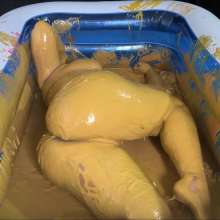 RevSlymsford: Myra Dildo Wanks To Climax In Even More Cake Batter Slime