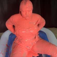 RevSlymsford: Myra Drenched In Cake Batter Slime, Can't Help Wanking