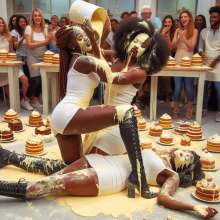 wam262: Bakery food fight creations