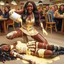 wam262: Bakery food fight creations