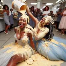 wam262: Bakery food fight creations