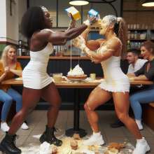 wam262: Bakery food fight creations