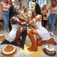 wam262: Bakery food fight creations