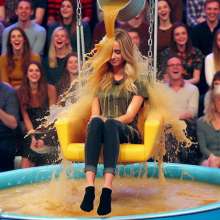 steven306: Girls wearing ankle socks taking part in gunge style gameshows
