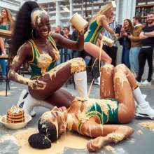 wam262: Bakery food fight creations