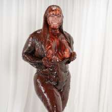DMarieAllWet: Orgasmic Fun Covered in Chocolate!