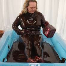 DMarieAllWet: Orgasmic Fun Covered in Chocolate!