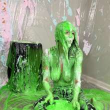 Miss Nicole: Phoebe Strips and Has Naked Fun in the Slime Gunk