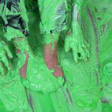 Miss Nicole: Phoebe Strips and Has Naked Fun in the Slime Gunk