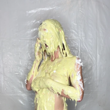 Slimed Models: Eliza in A Sexy Pie and Slime Scene