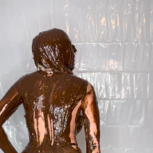 Slimed Models: Ashley Cakes Herself, And Boy Does She Get Into It