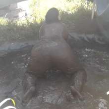 Darkabyss445: Sexy Mud Slut in Muddy Jeans