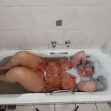 Darkabyss445: Sexy Wet Dress in the Bath