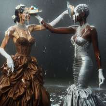 Sleazoid44: Success: Both women pied