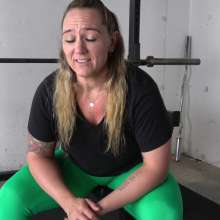 DMarieAllWet: Some Fun in Green Workout Leggings!