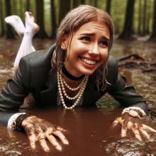 carlosstf33: Office workers... glamour Mud and Slime and Wet