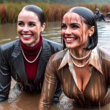 carlosstf33: Office workers... glamour Mud and Slime and Wet