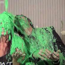 Anglefan: April gets Ken slimed in a full suit