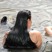 AlanD: Wet Hair Back Views