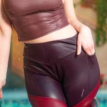 Wet Live Team: Wet Leggings in a Deep Pool, Natashka Sporty Look