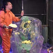 LiquidX: Zane Trapped in Inflatable Chair