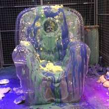 LiquidX: Zane Trapped in Inflatable Chair