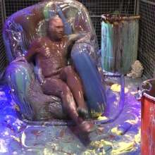 LiquidX: Zane Trapped in Inflatable Chair