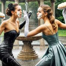 Sleazoid44: Pie Fights In A Fountain