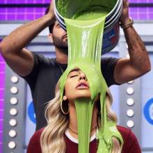 h361361: Green Slime gameshow punishment