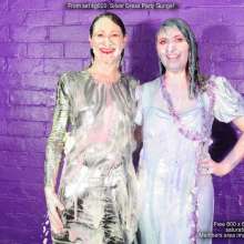 DungeonMasterOne: Honeysuckle and Lucia get gunged in silver party dresses!