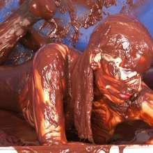 Lara_eurowam: A Sexy Clocolate Slime Video with Andrea-T732c1