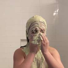 Slimed Models: Busty Playboy Model Gets Fish Slimed Naked