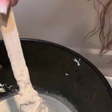 Slimed Models: Country Cutie Jenny Gets Fish Slimed Naked