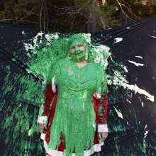 JD and Messy Andi: Christmas Pie Butt