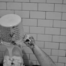 Wamlanta: Big bearded guy gets pied and slimed