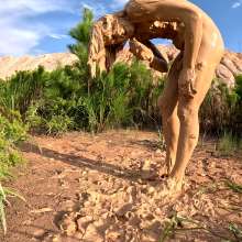 TannerQS: Femboy Sinking in Peanutbutter Clay