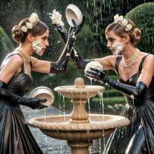 Sleazoid44: Pied for wearing the same dress