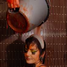 messyhot: Hex and Zaturn Slime each Other in Vegas