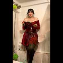 Slime Genesis: Jinxxx Needs Help Looking More Festive in Her Holiday Dress!