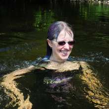 DungeonMasterOne: Lady Jennifer Gets Soaked in the River in Jeans.