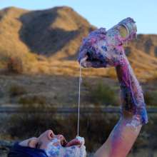 messyhot: Liz Makes a Cake Mess in the Arizona Desert