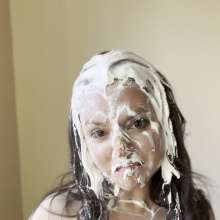 Brattyshortcakes: Milf Gets Glazed and Pied in Silky PJs