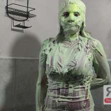 Ready2Wam Studio: Monica Gets Wet After Messy Xmas Edition