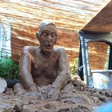 TheGoldenTicket: MY Backyard Mudpit!  All Mine!