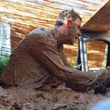 TheGoldenTicket: MY Backyard Mudpit!  All Mine!