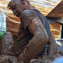 TheGoldenTicket: MY Backyard Mudpit!  All Mine!