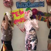 RevSlymsford: Nicolette's Elegant Birthday Soiree Becomes 3 Girl Foodfight