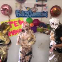 RevSlymsford: Nicolette's Elegant Birthday Soiree Becomes 3 Girl Foodfight
